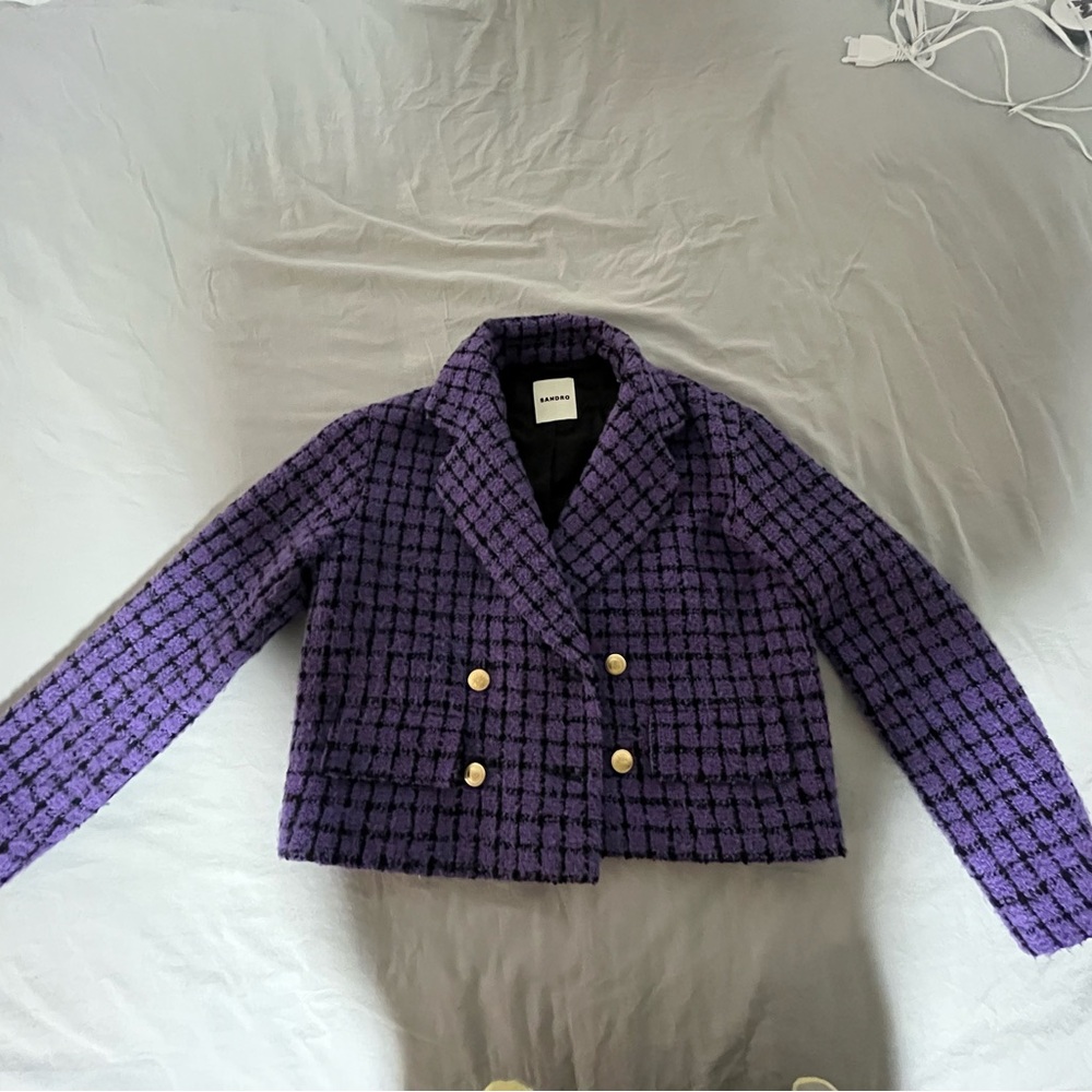 Sandro Tweed Blazer